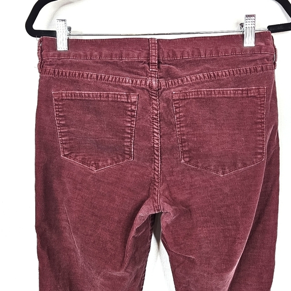 J. Crew Factory Skinny Maroon Corduroy Pants - Picture 5 of 8